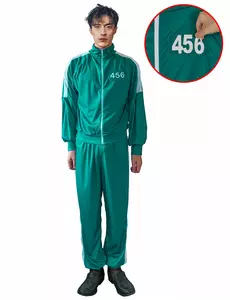 Déguisement participant de jeu avec numéro personnalisable adulte, Taille: Large/X-Large (160–190 cm)