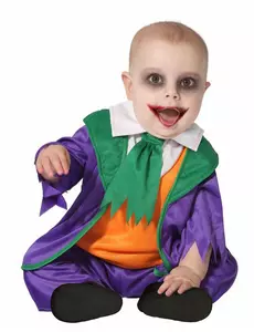 Déguisement petit clown fou bébé, Taille: 12–24 mois (88 cm)