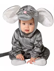 Déguisement petite souris grise bébé, Taille: 12–24 mois (88 cm)
