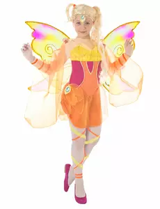 Kostuum Stella™ Winx Club™ kinderen, Maat: 7–9 jaar