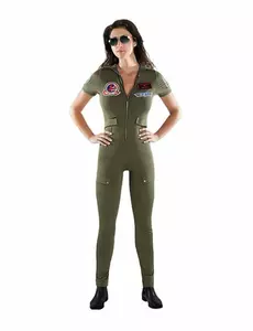 Déguisement combinaison Top Gun™ adulte, Taille: Small