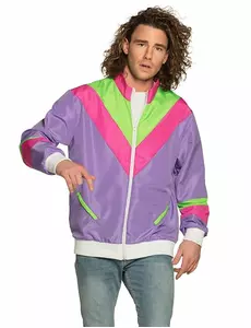 Veste jogging rétro homme, Taille: Large