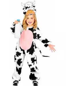 Koe kostuum voor kinderen, Maat: 3–4 jaar (110 cm)