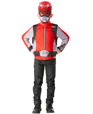 {fr}:Set Rouge Ranger pour garçon - Power Rangers;}