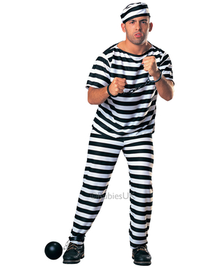 {fr}:Costume de prisonnier homme;}