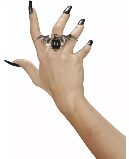 Gothic vleermuis ring voor volwassenen