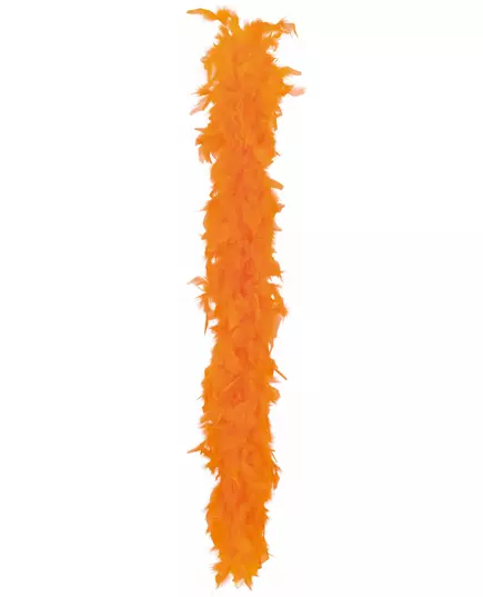 Oranje boa van veren 40g
