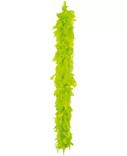 Groene boa met veren voor volwassenen 40g