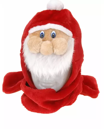 Bonnet avec écharpe Père Noël adulte
