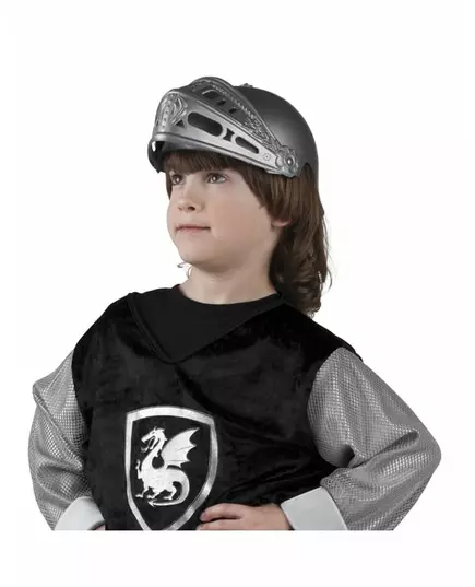 Zilverkleurige ridderhelm voor kinderen