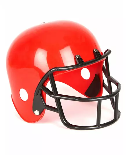 Casque footballeur américain rouge enfant