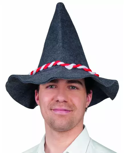 Chapeau bavarois adulte avec cordelette rouge et blanche