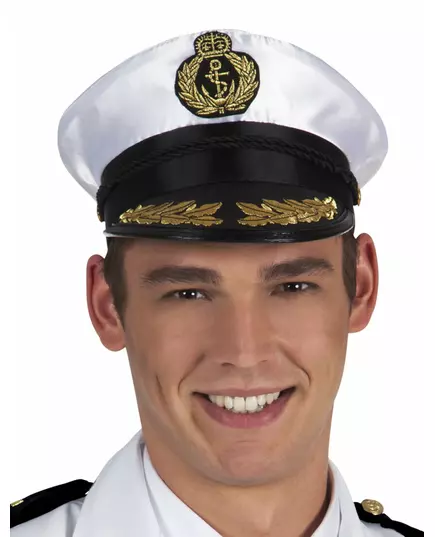 Chapeau de capitaine marin adulte
