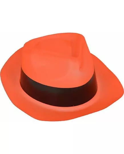 Fluorescerende oranje gangster hoed