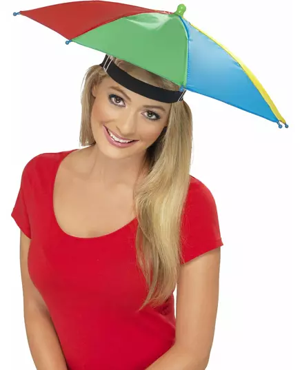Chapeau parapluie multicolore adulte