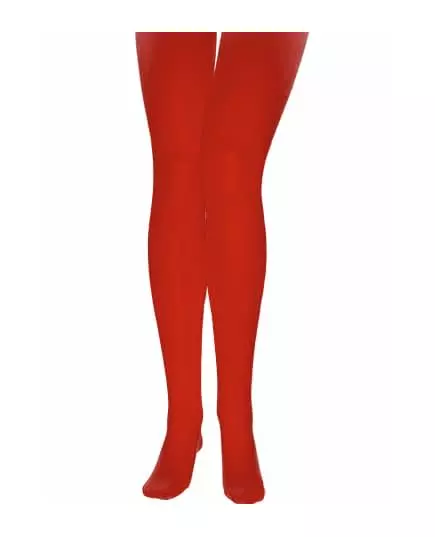 Collants rouges adulte, Taille: Medium/Large