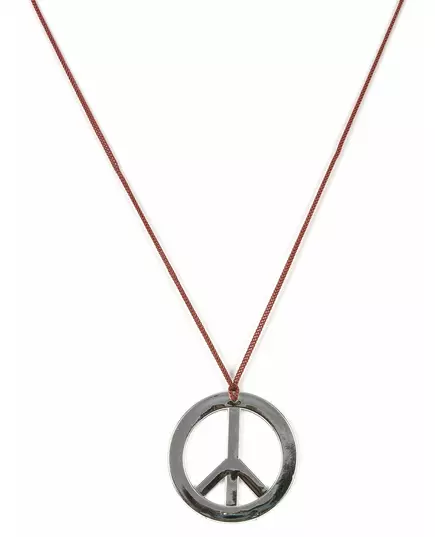 Plastic hippie halsketting voor volwassenen