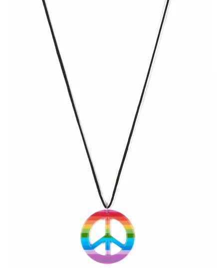 Veelkleurig hippie halsketting voor volwassenen