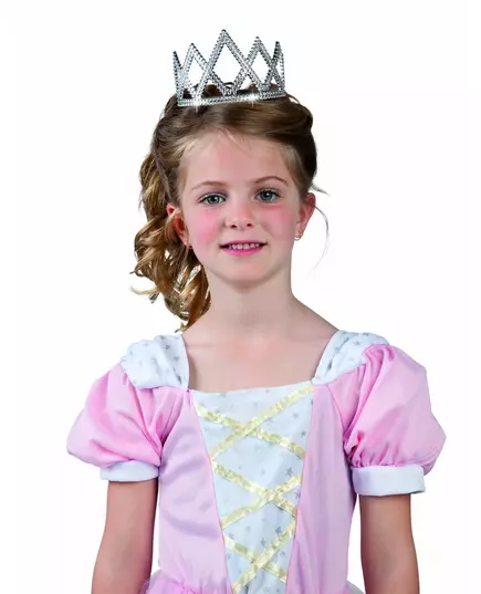 Glanzende plastic prinsessendiadeem voor kinderen