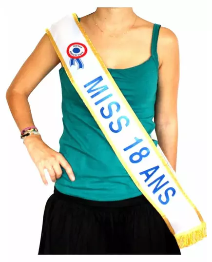 Echarpe Miss 18 ans 184 cm