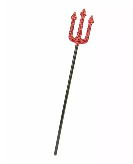 Fourche diable brillante en plastique Halloween
