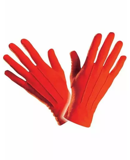 Gants courts rouges adulte