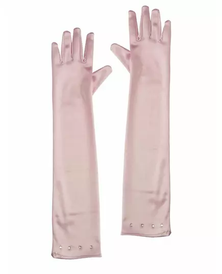 Lange roze handschoenen voor kinderen