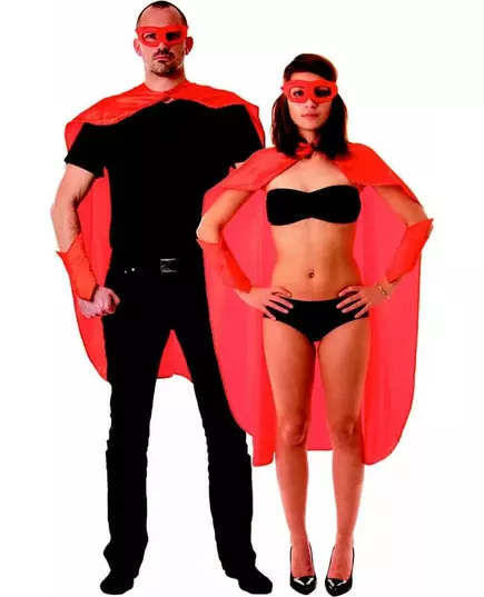 Kit super héros rouge adulte