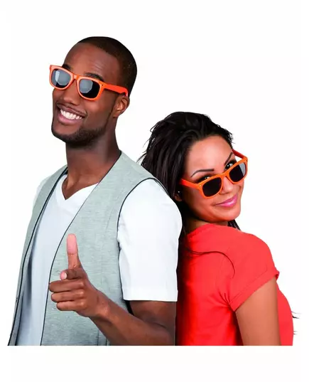 Lunettes blues orange adulte