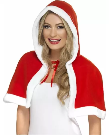 Korte Kerstvrouw cape