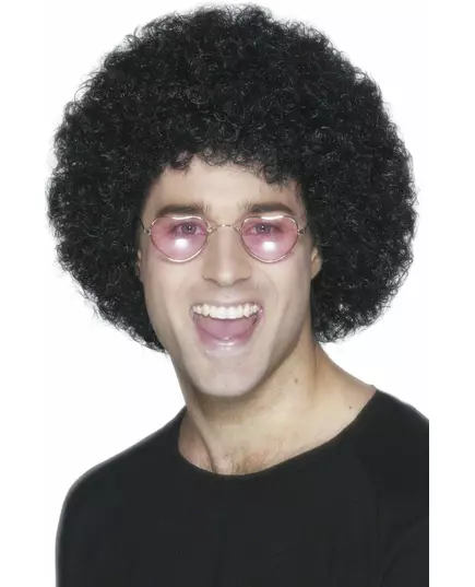 Perruque afro noire confort adulte