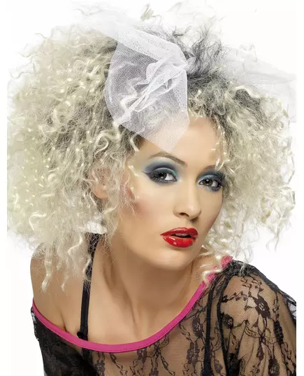 Perruque années 80 blonde femme