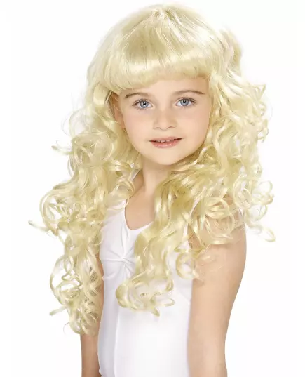 Blonde princesse pruik