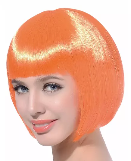 Korte oranje damespruik