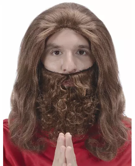 Jezus pruik en baard voor mannen