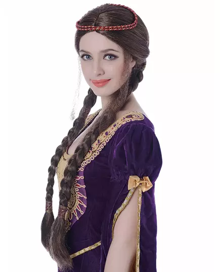 Perruque médiévale femme