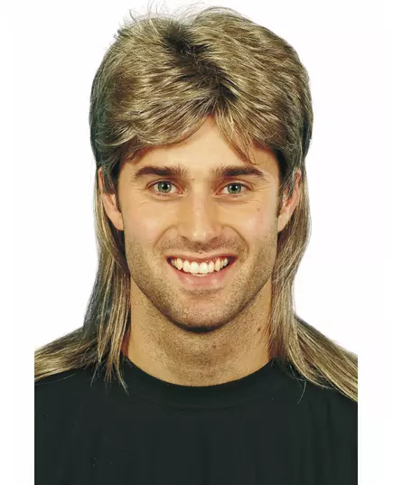 Mullet-pruik / Jason-pruik voor mannen