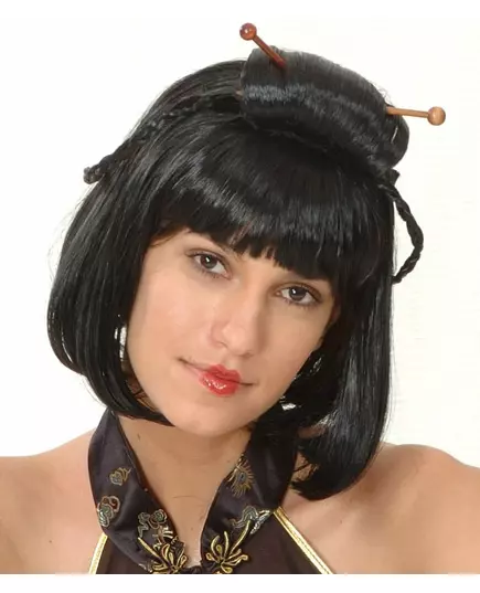 Perruque noire chinoise femme