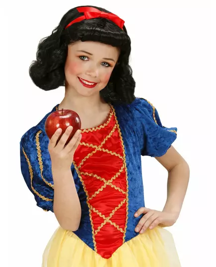 Perruque noire fille