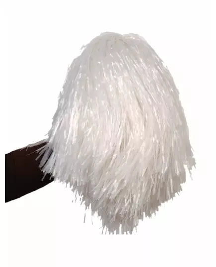 Witmetaalkleurige pompon