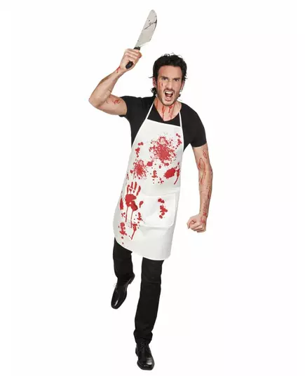 Tablier ensanglanté boucher adulte Halloween
