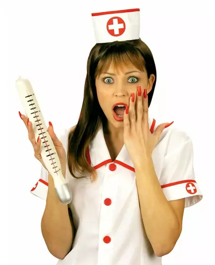 Thermomètre géant d'infirmière