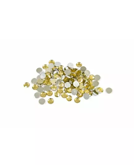 100 Petits confettis de table ronds dorés 0,6 cm