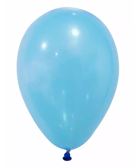 12 turkooizen ballonnen van 28 cm
