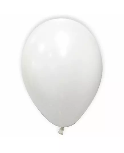 Witte gemetalliseerde ballonnen van 28 cm