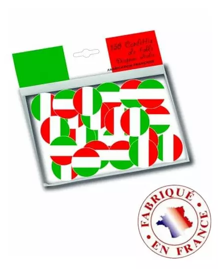150 Confettis de table drapeau Italie