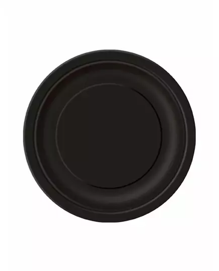 Set van kleine zwarte bordjes