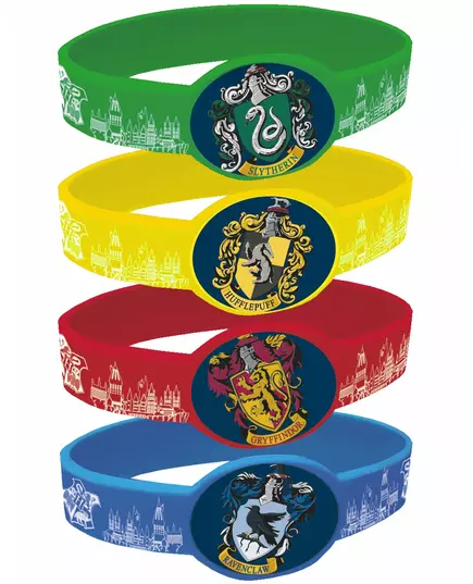 4 elastische Harry Potter™ armbanden