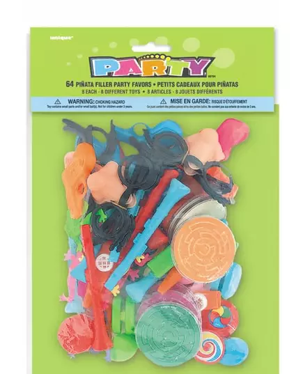 64 Petits jouets pour piñata