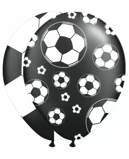 8 voetbal-latexballonnen